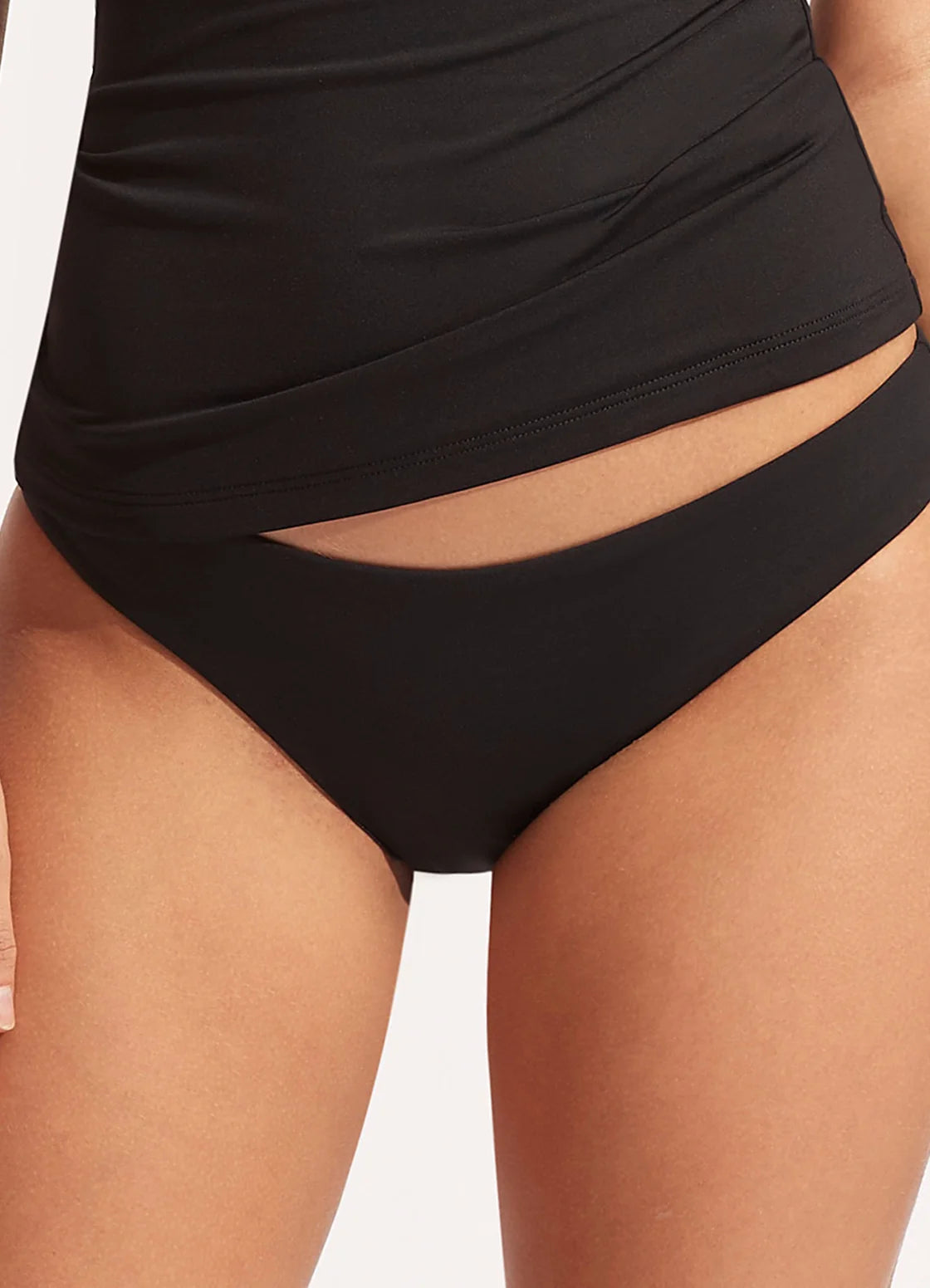 Seafolly Collective Hipster Bikini Bottom - Black