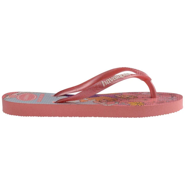 Havaianas Kids Slim Princess Disney Pink Mango