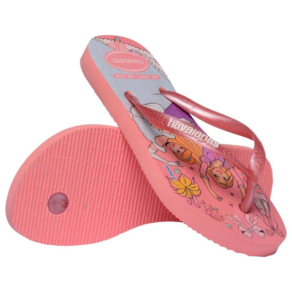 Havaianas Kids Slim Princess Disney Pink Mango