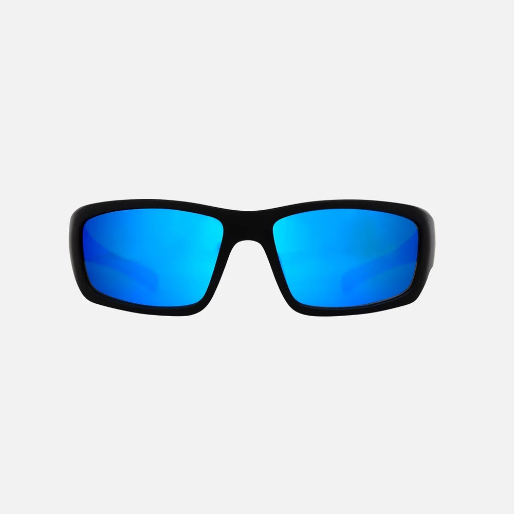 Carve Moray Jr Matte Black Frame Grey Blue Iridium Lens