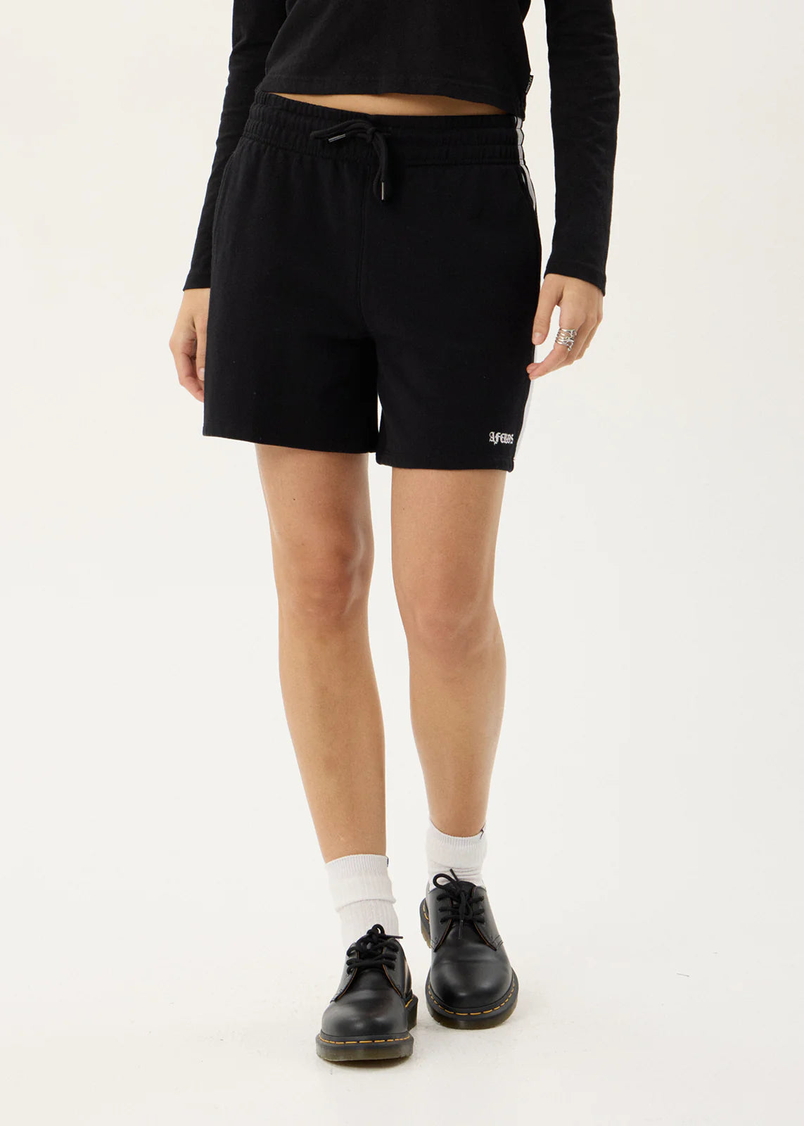 Afends Katelyn Recycled Fleece Short - Black