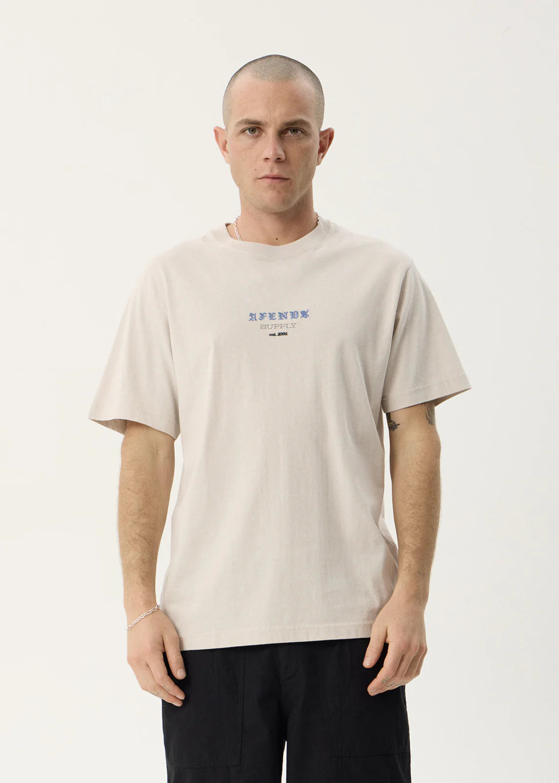 Afends Anniversary Recycled Retro Tee - Moonbeam