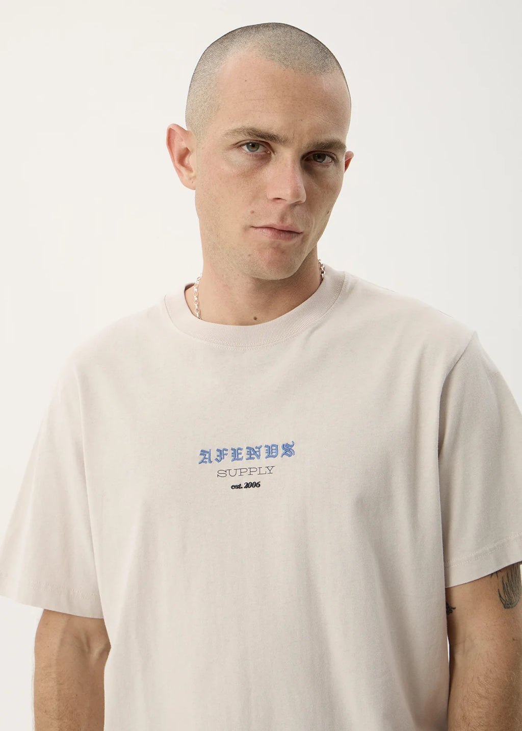 Afends Anniversary Recycled Retro Tee - Moonbeam