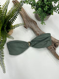 Tsunami Swim One Mile Bandeau Dark Ivy