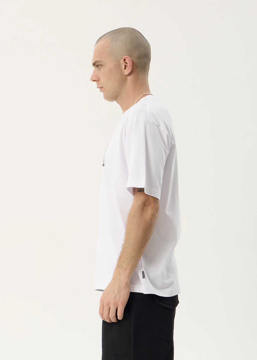 Afends Stick Em Up Recycled Boxy Tee - White
