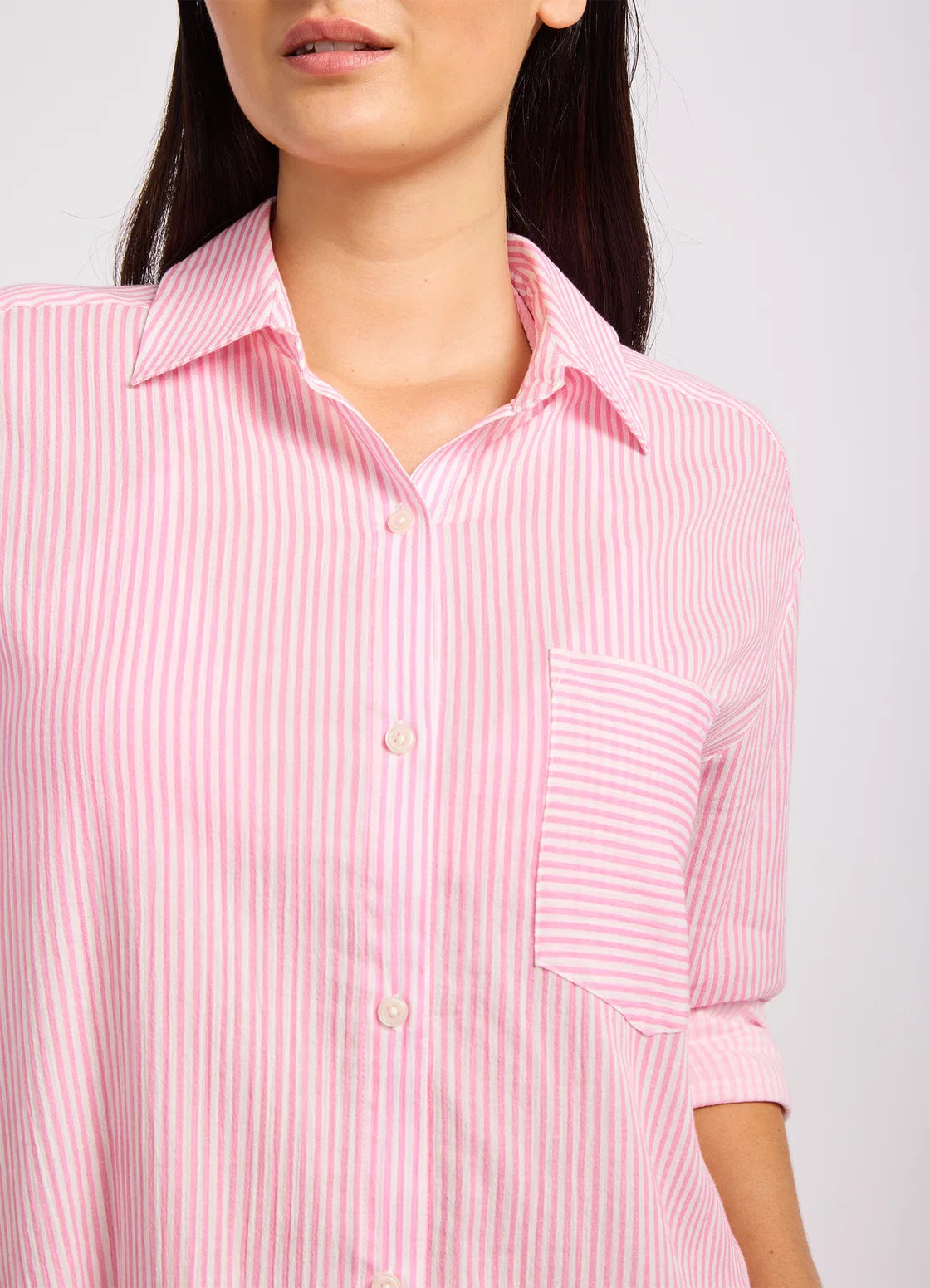 Seafolly Beach Edit Stripe Gauze Shirt