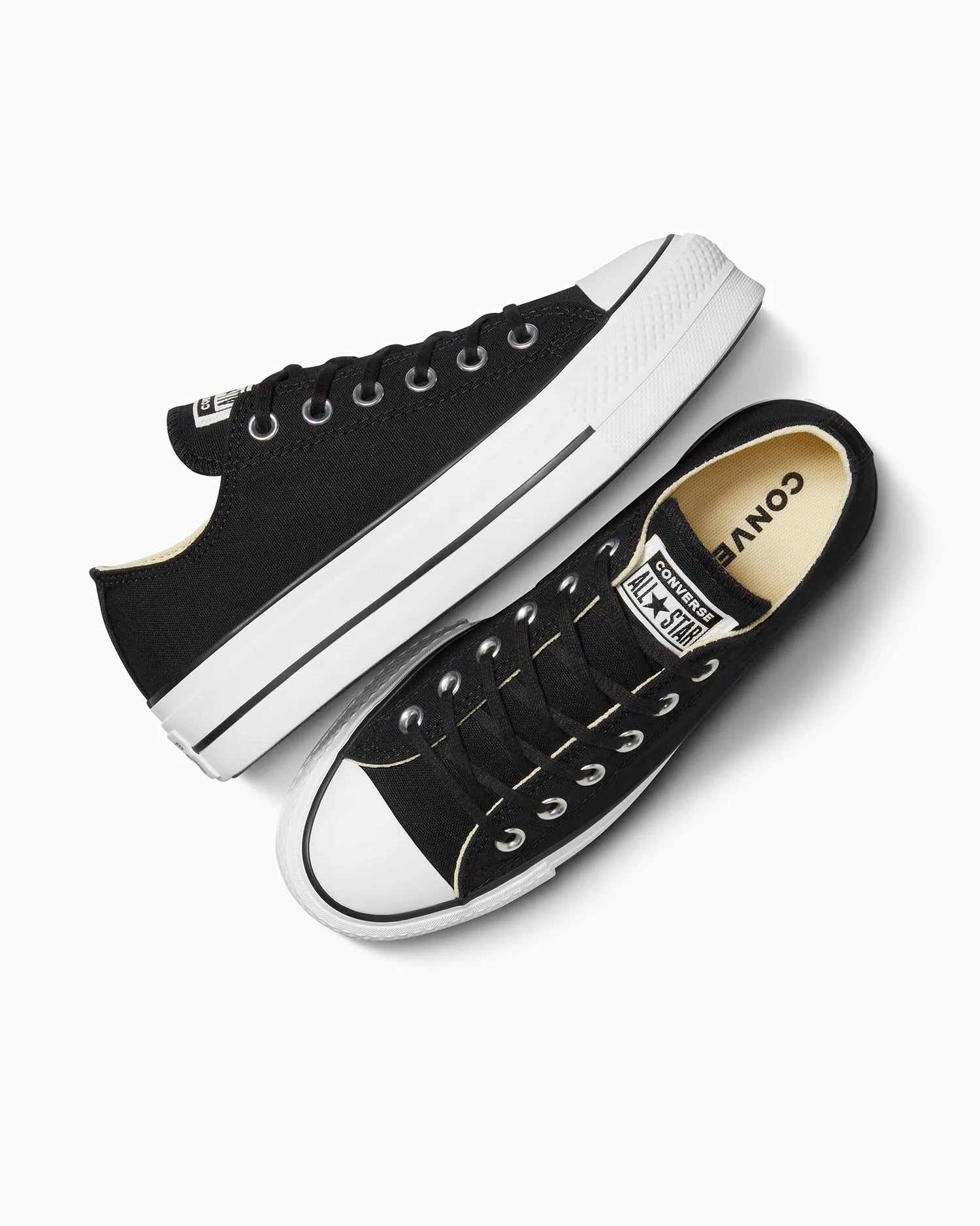 Converse Chuck Taylor All Star Canvas Lift Low Top Black