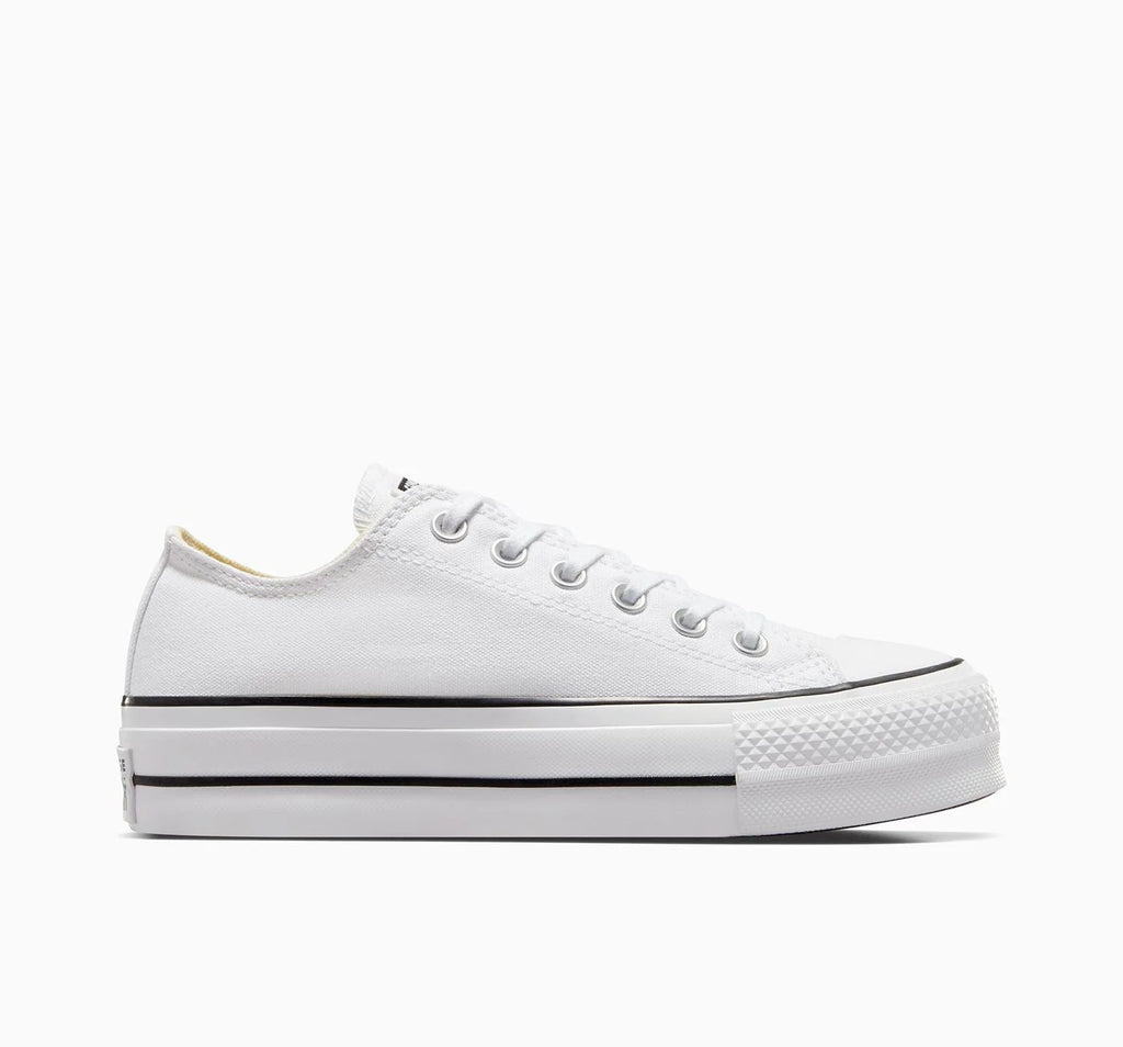 Converse Chuck Taylor All Star Canvas Lift Low Top White