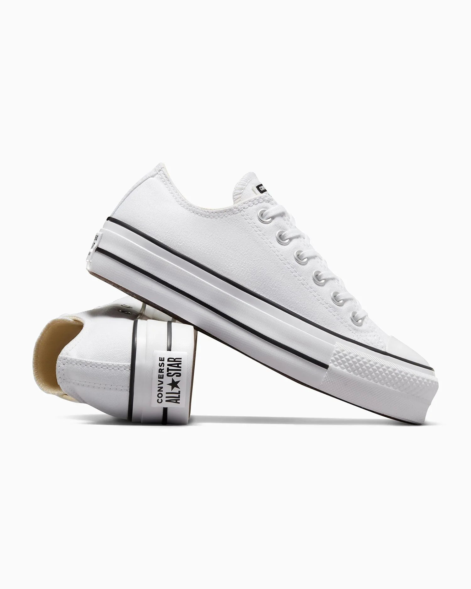 Converse Chuck Taylor All Star Canvas Lift Low Top White