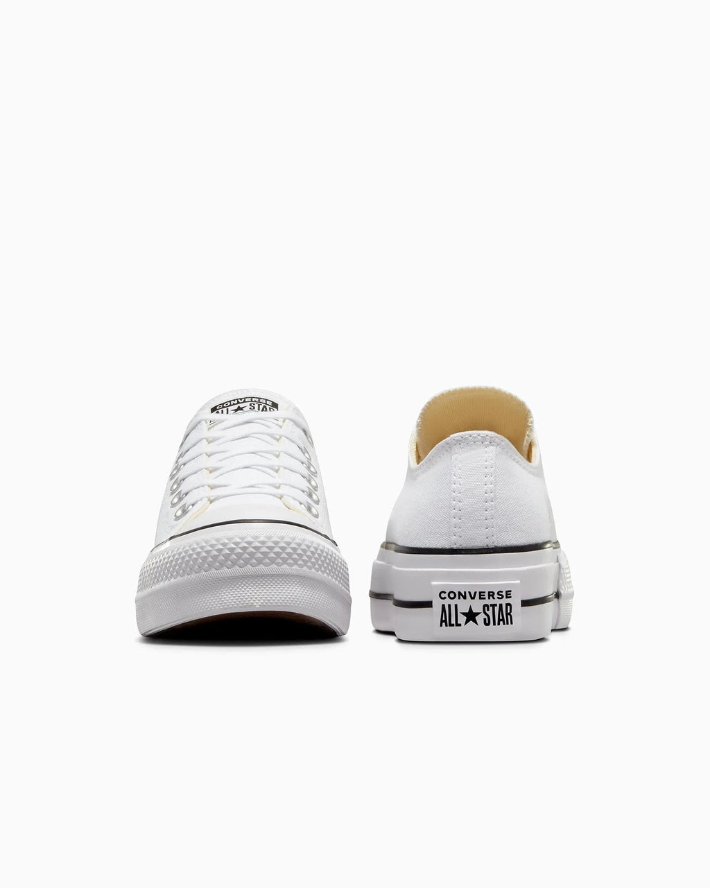Converse Chuck Taylor All Star Canvas Lift Low Top White