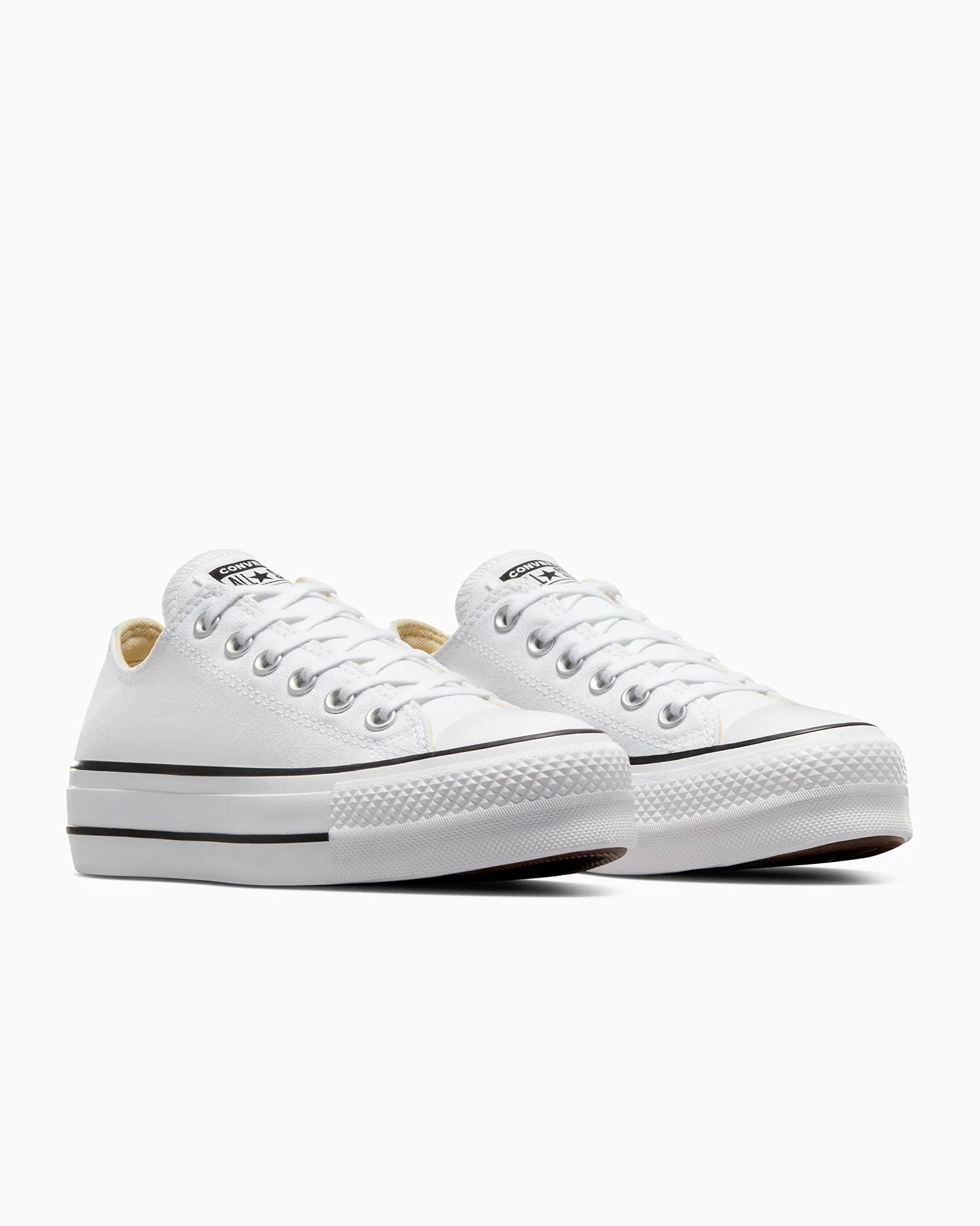 Converse Chuck Taylor All Star Canvas Lift Low Top White