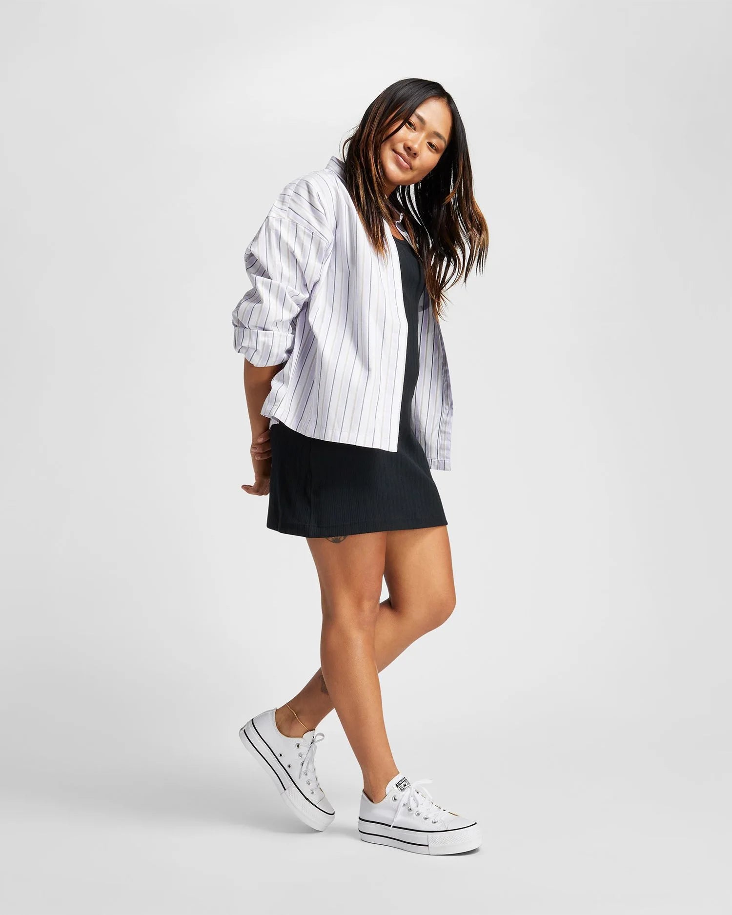 Converse Chuck Taylor All Star Canvas Lift Low Top White