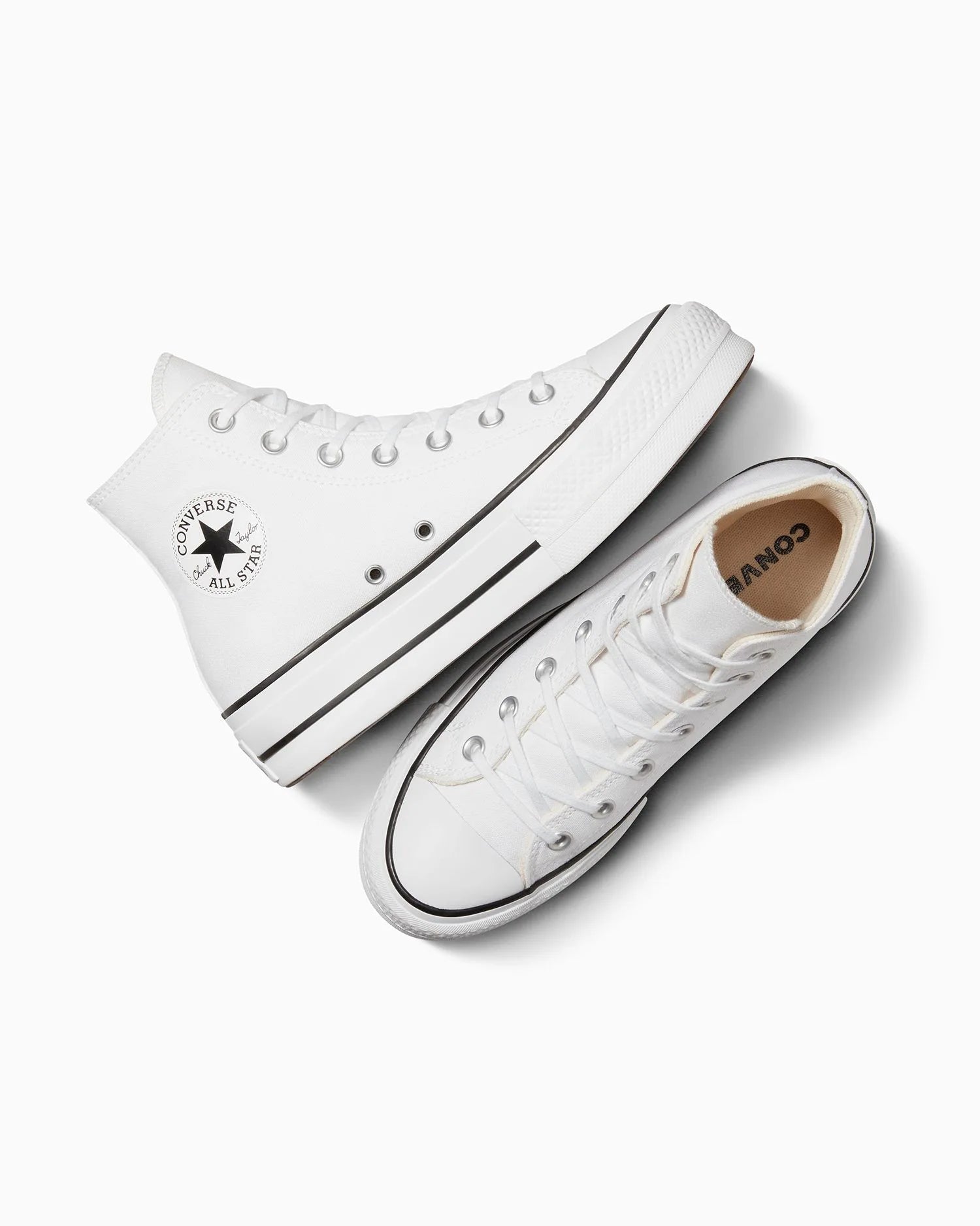 Converse Womens Chuck Taylor All Star Lift Canvas High Top White