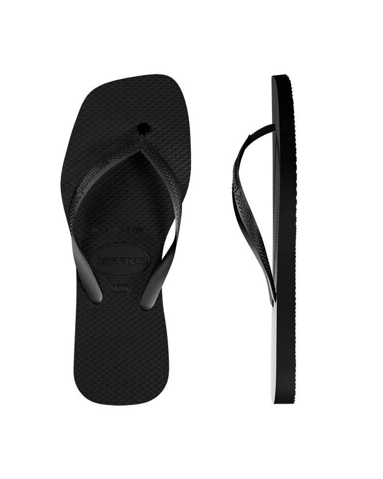 Havaianas Slim Square Solid Black