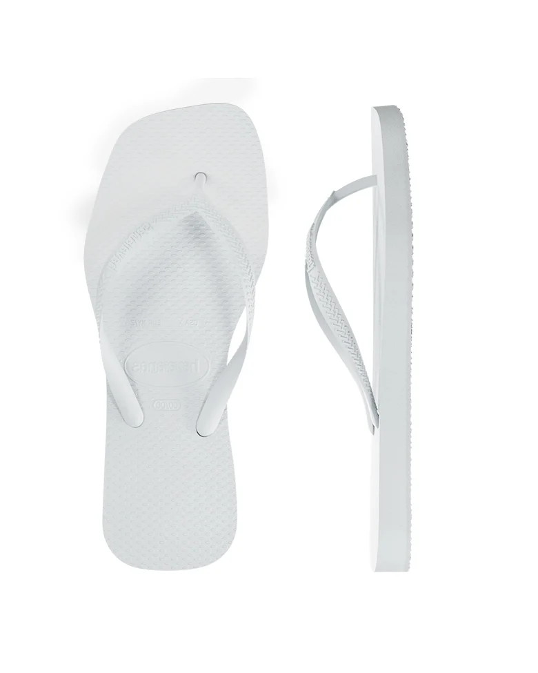Havaianas Slim Square Solid White