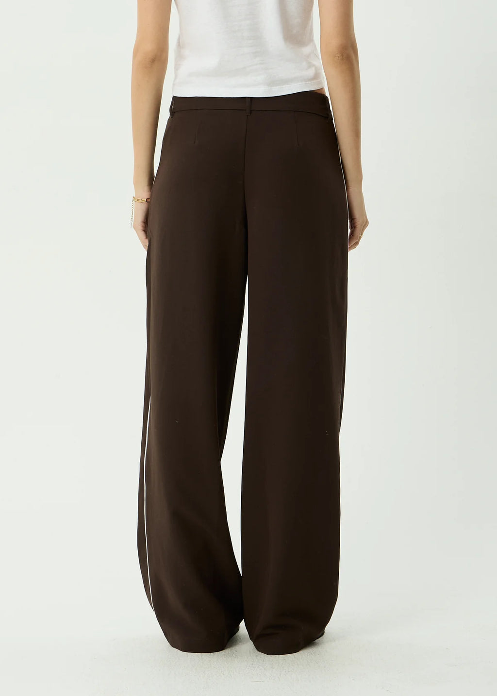 Afends Dita Low Rise Trouser Coffee