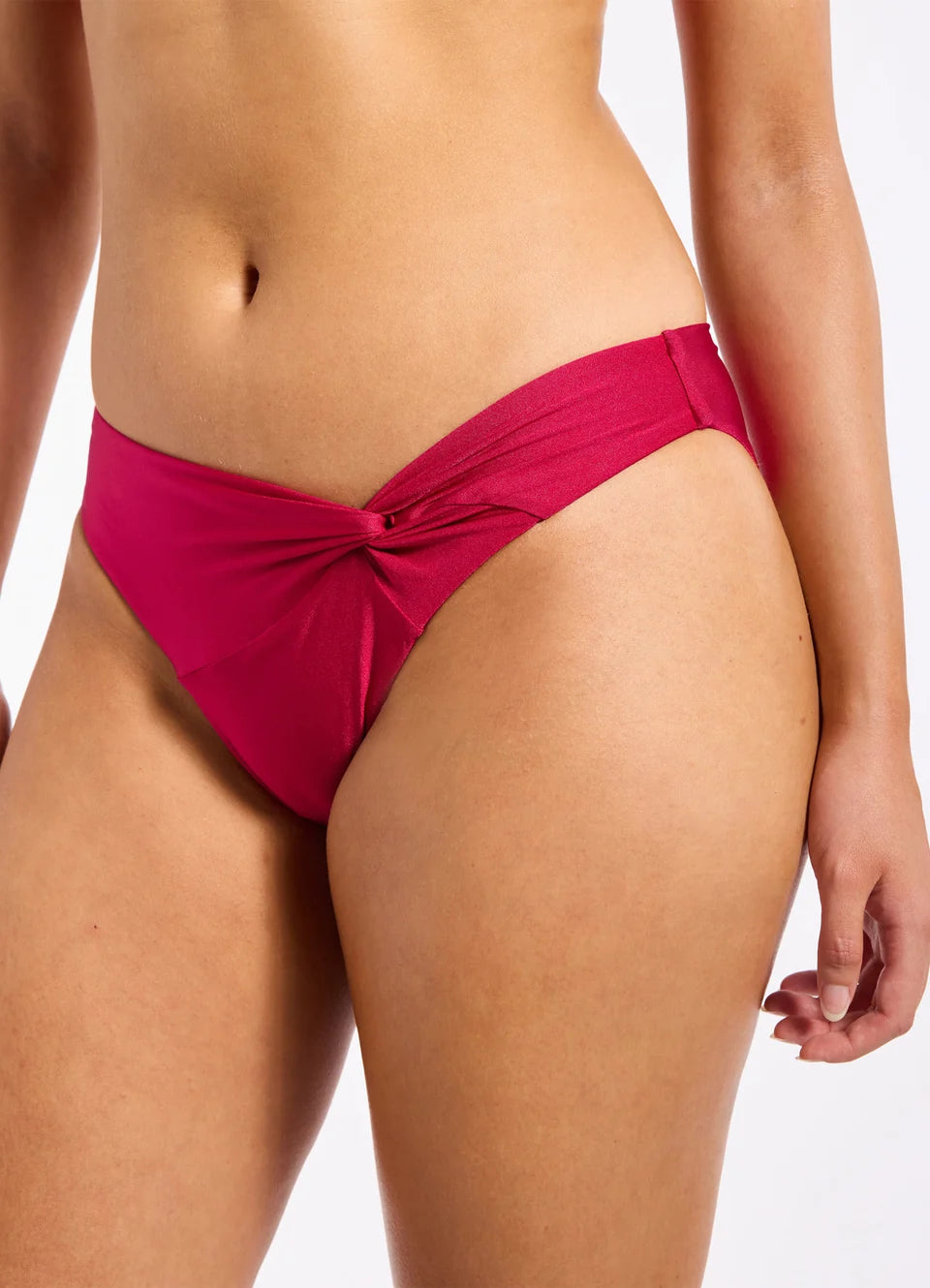Jets Shine Twist Front Hipster Bikini Bottom