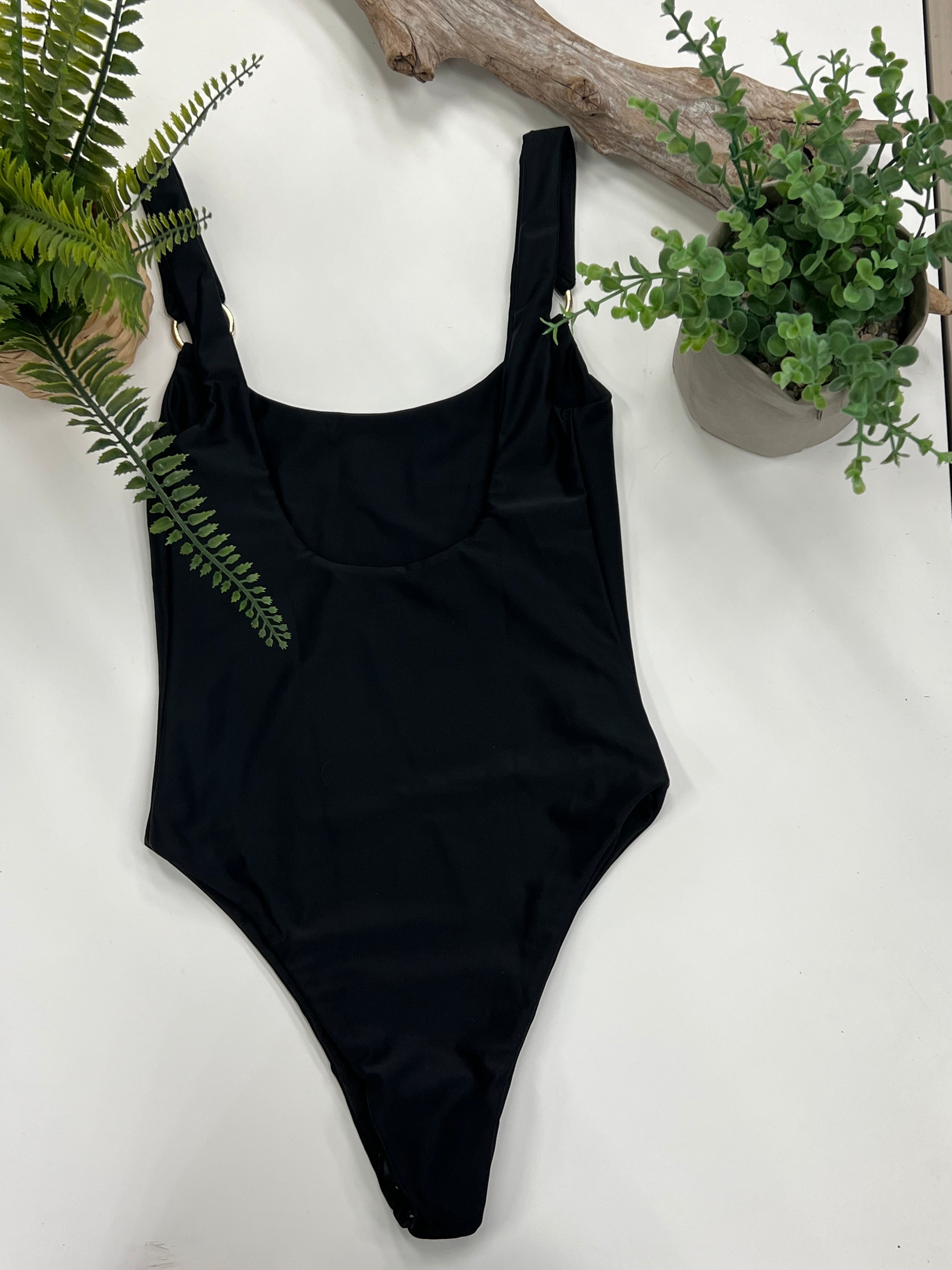 Tsunami Swim Oceania One Piece Black