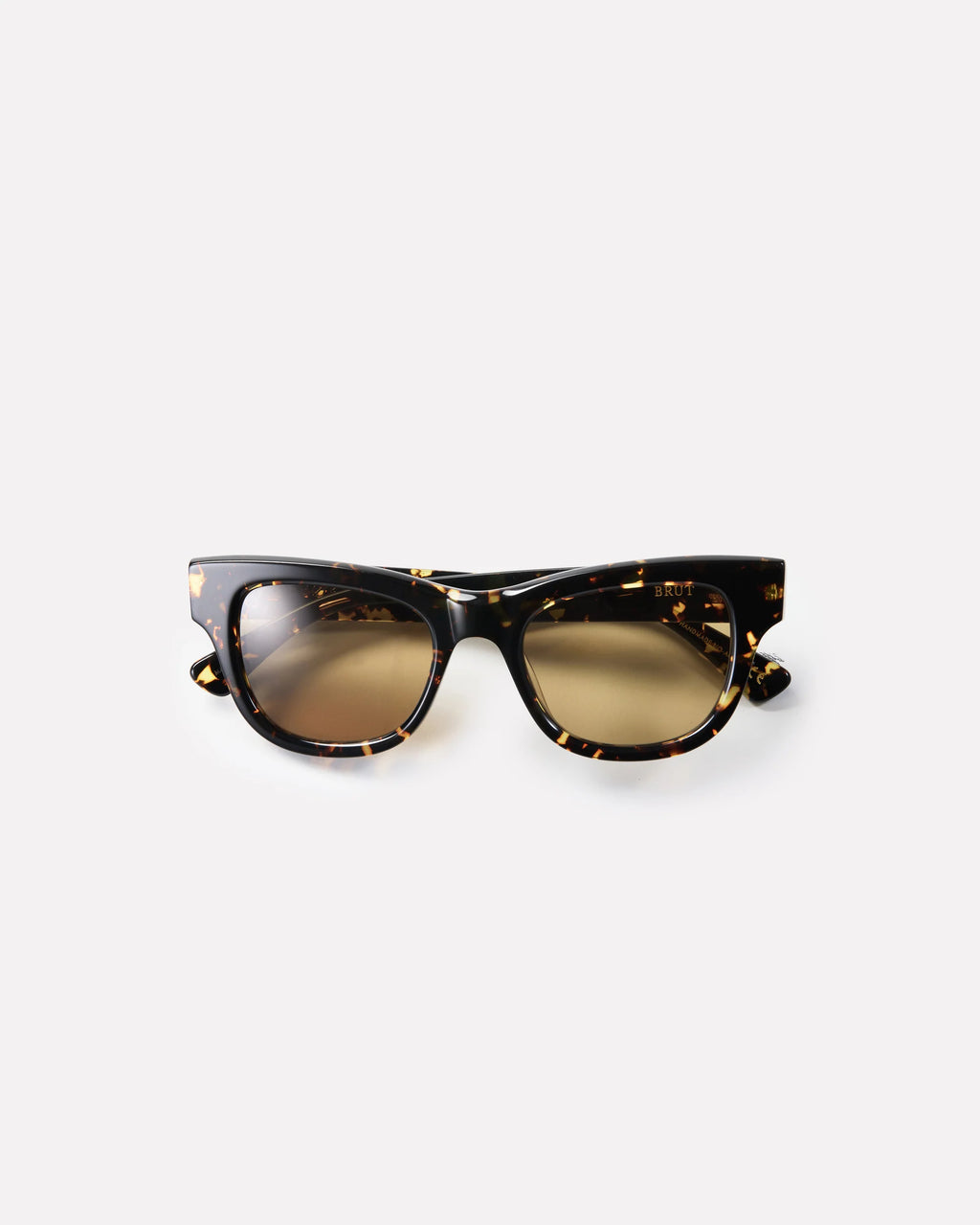 Epokhe Eyewear Brut Crystal Dark Tortoise Polished / Amber