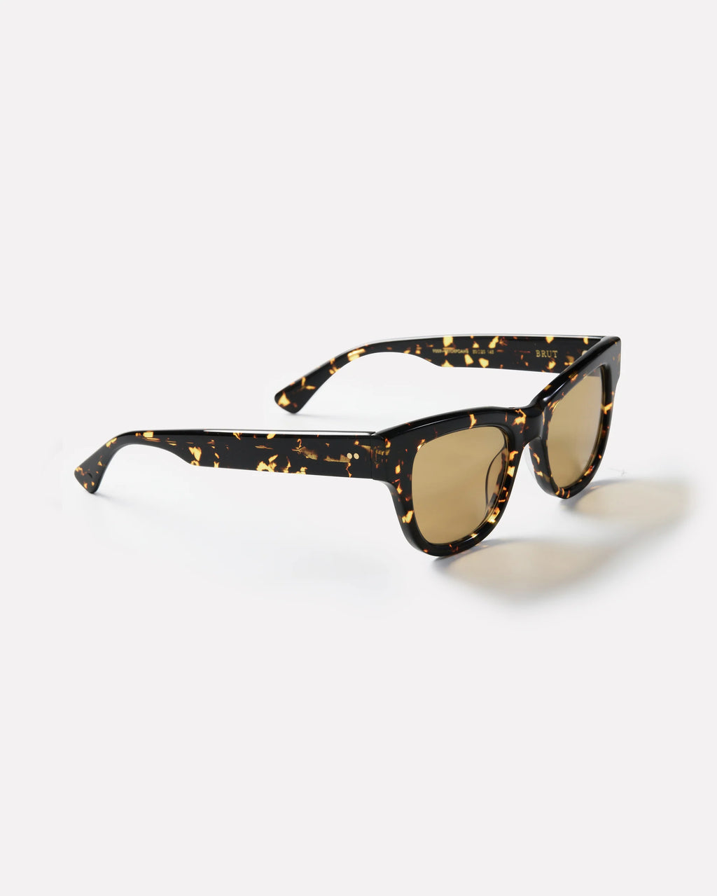 Epokhe Eyewear Brut Crystal Dark Tortoise Polished / Amber