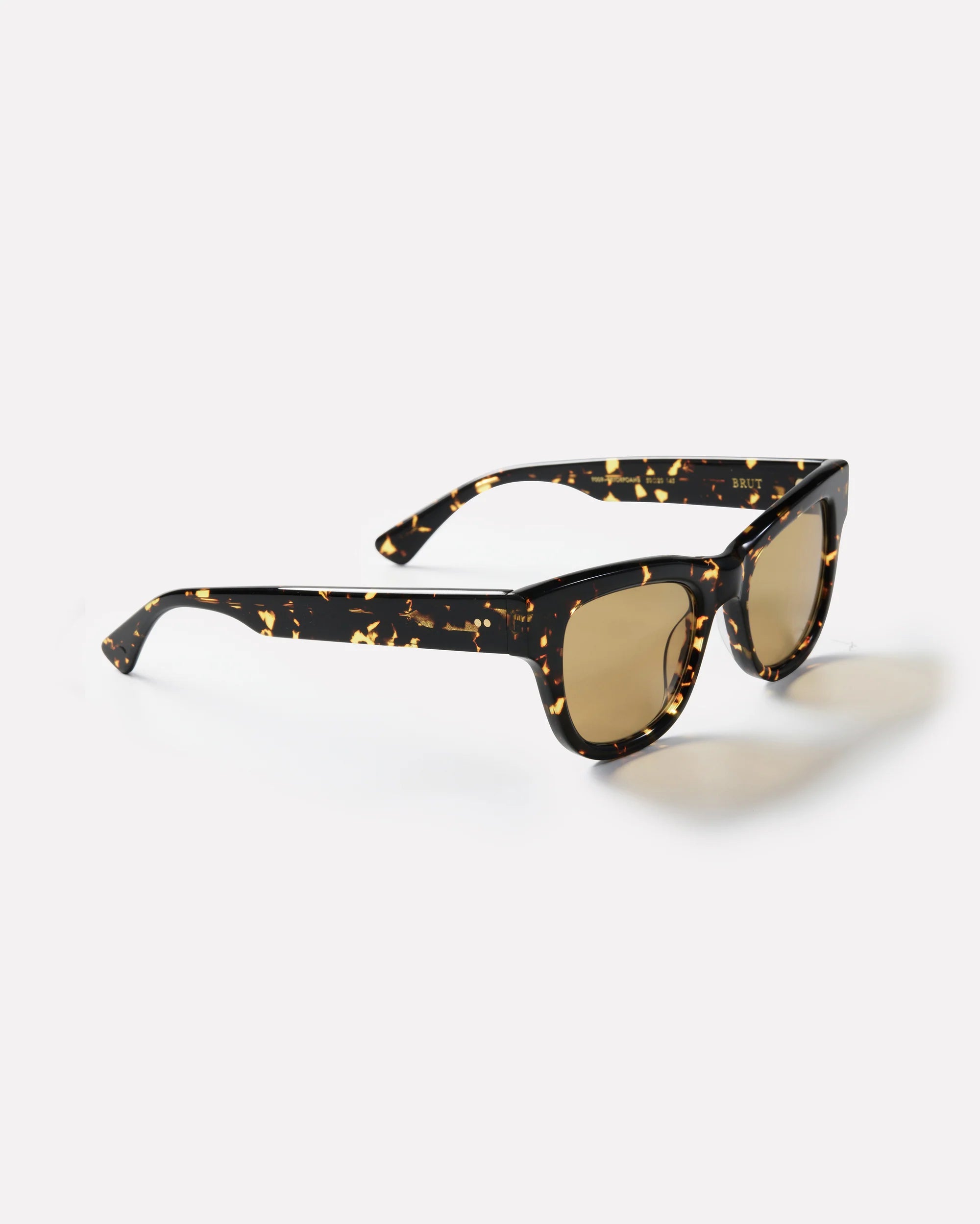 Epokhe Eyewear Brut Crystal Dark Tortoise Polished / Amber