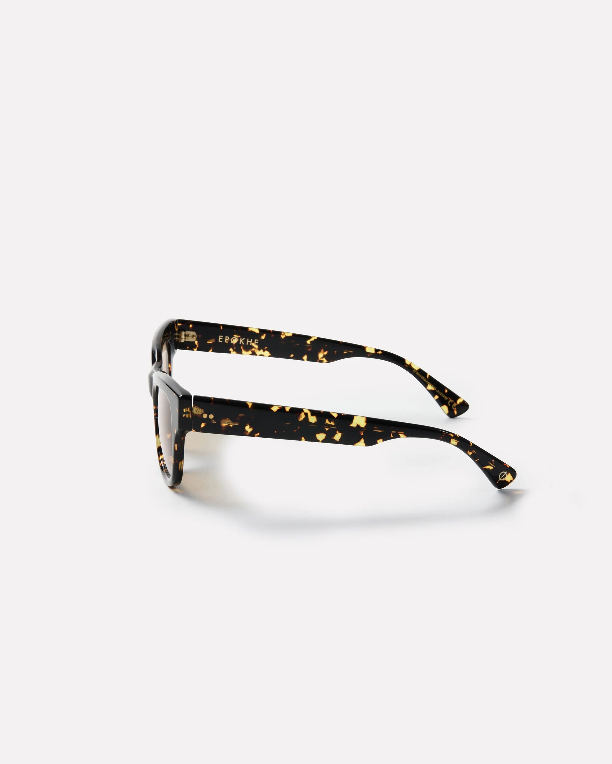 Epokhe Eyewear Brut Crystal Dark Tortoise Polished / Amber