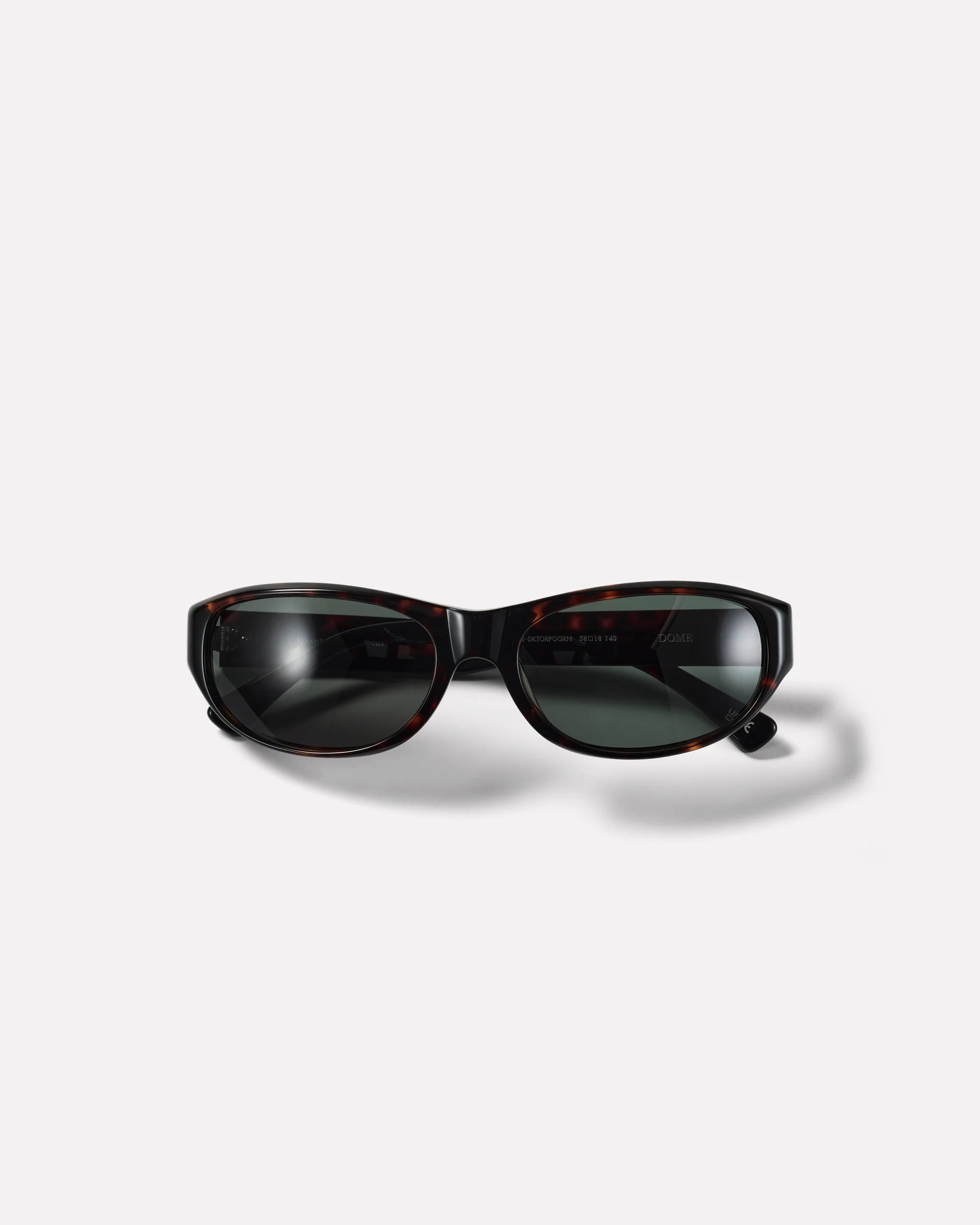 Epokhe Eyewear Dome Dark Tortoise Polished / Green