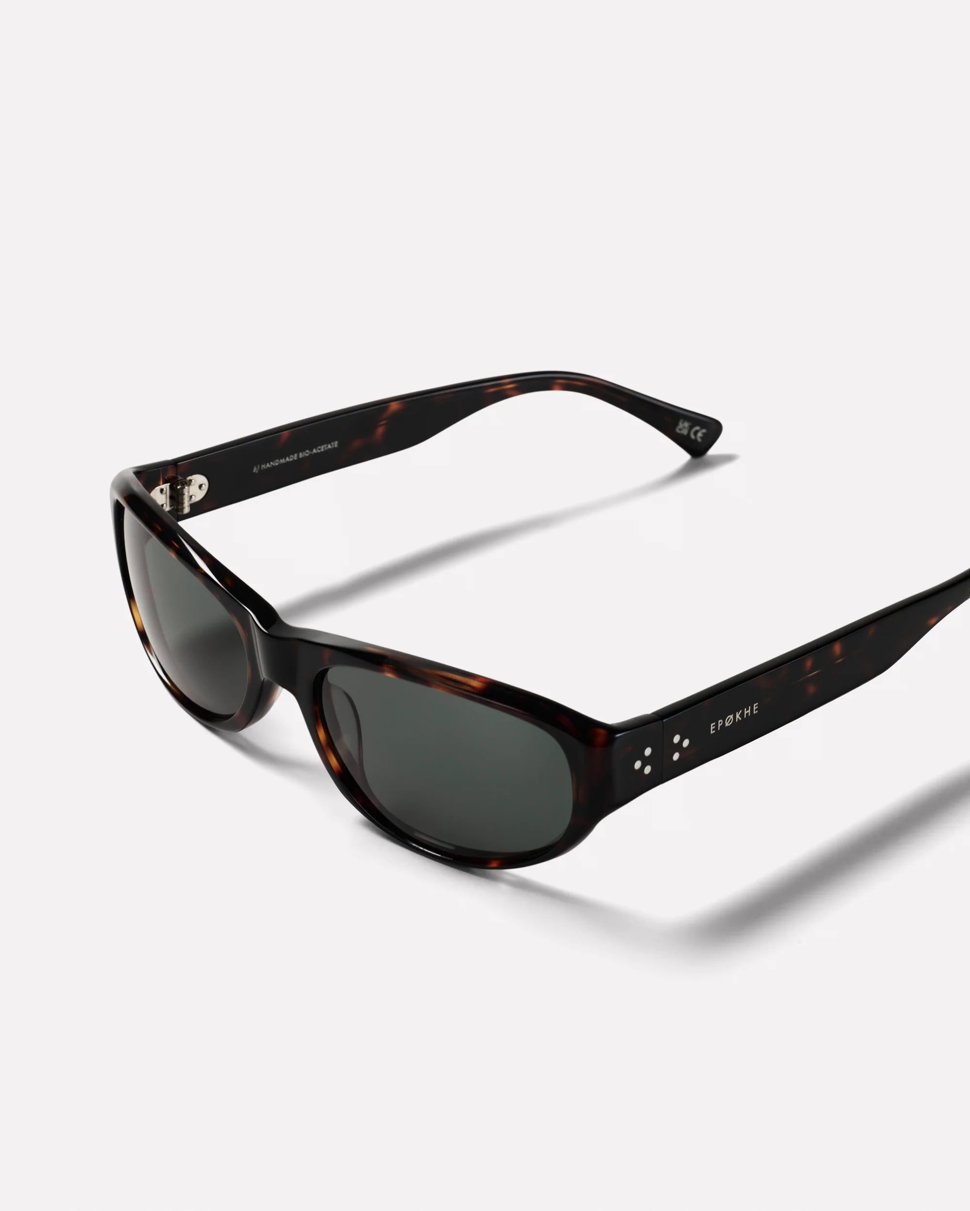 Epokhe Eyewear Dome Dark Tortoise Polished / Green