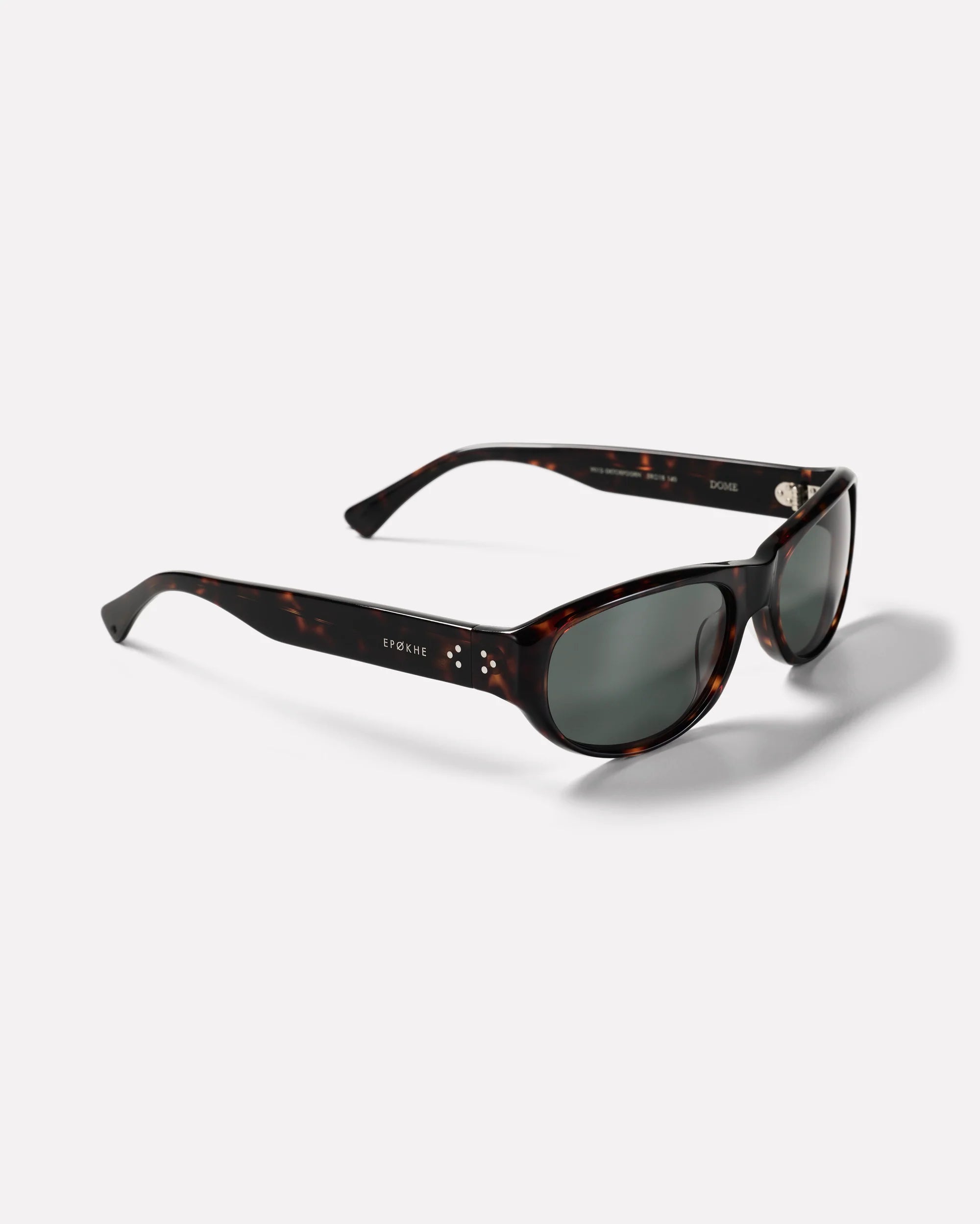 Epokhe Eyewear Dome Dark Tortoise Polished / Green