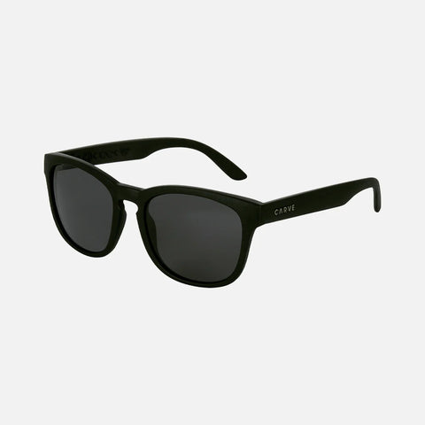 Bohemia Recycled Matt Black Frame Grey Polarized Lens