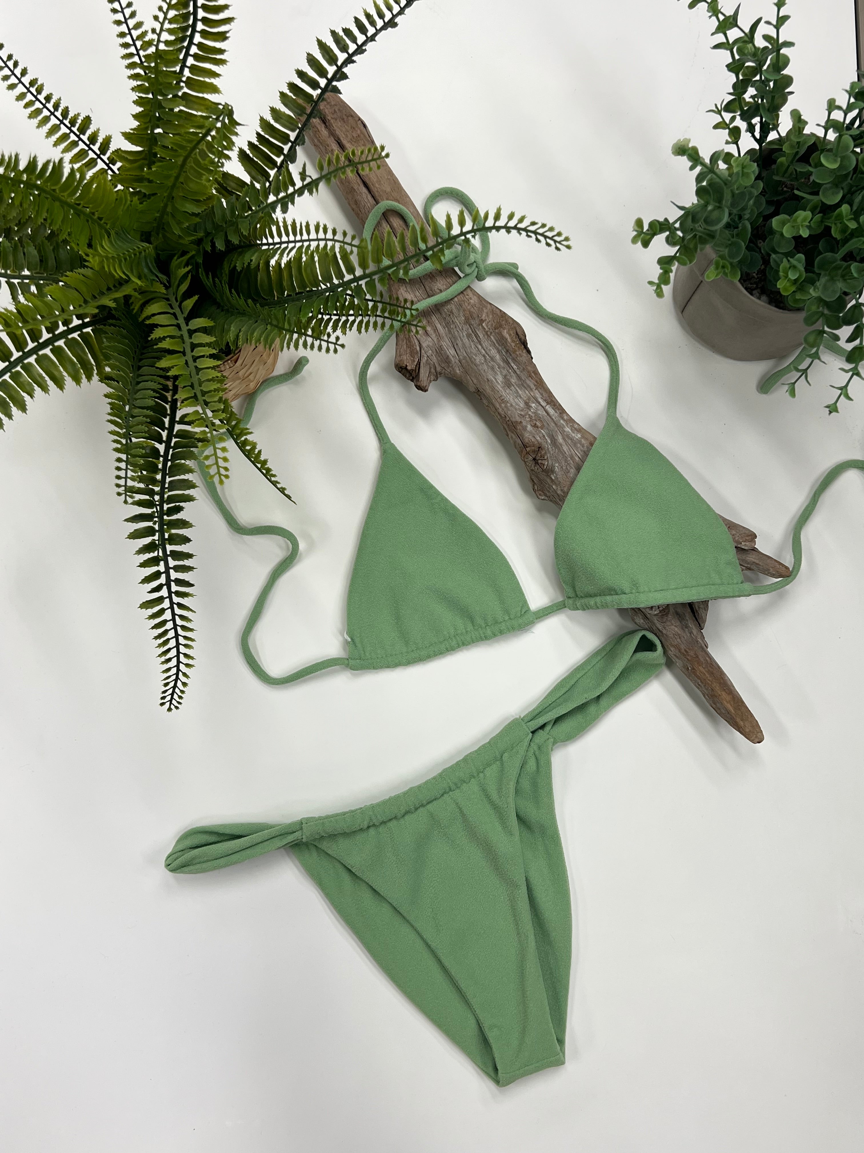 Tsunami Swim Alora Tri Top Edamame