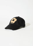 Afends Bloom Panelled Cap - Black / Tan