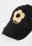 Afends Bloom Panelled Cap - Black / Tan