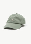 Afends Core Recycled Six Panel Cap - Oil Green