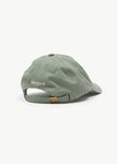 Afends Core Recycled Six Panel Cap - Oil Green