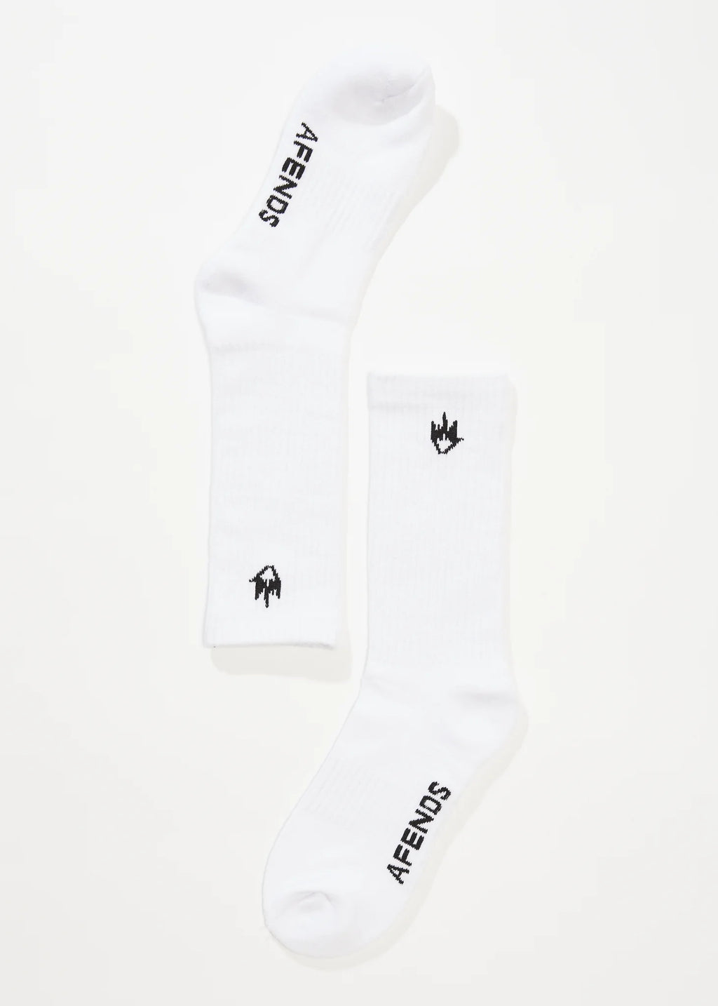Afends Flame Socks Three Pack White
