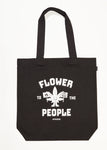 Flower Hemp Tote Bag