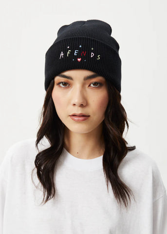 Funhouse - Recycled Knit Beanie - Black