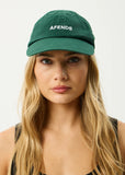 Afends Daylight Recycled Panelled Cap - Hunter Green