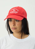 Afends Cultivate Recycled Panelled Cap - Tomato