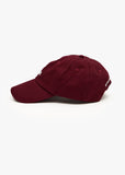 Afends Burnin Recycled Six Panel Cap Burgundy