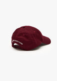 Afends Burnin Recycled Six Panel Cap Burgundy