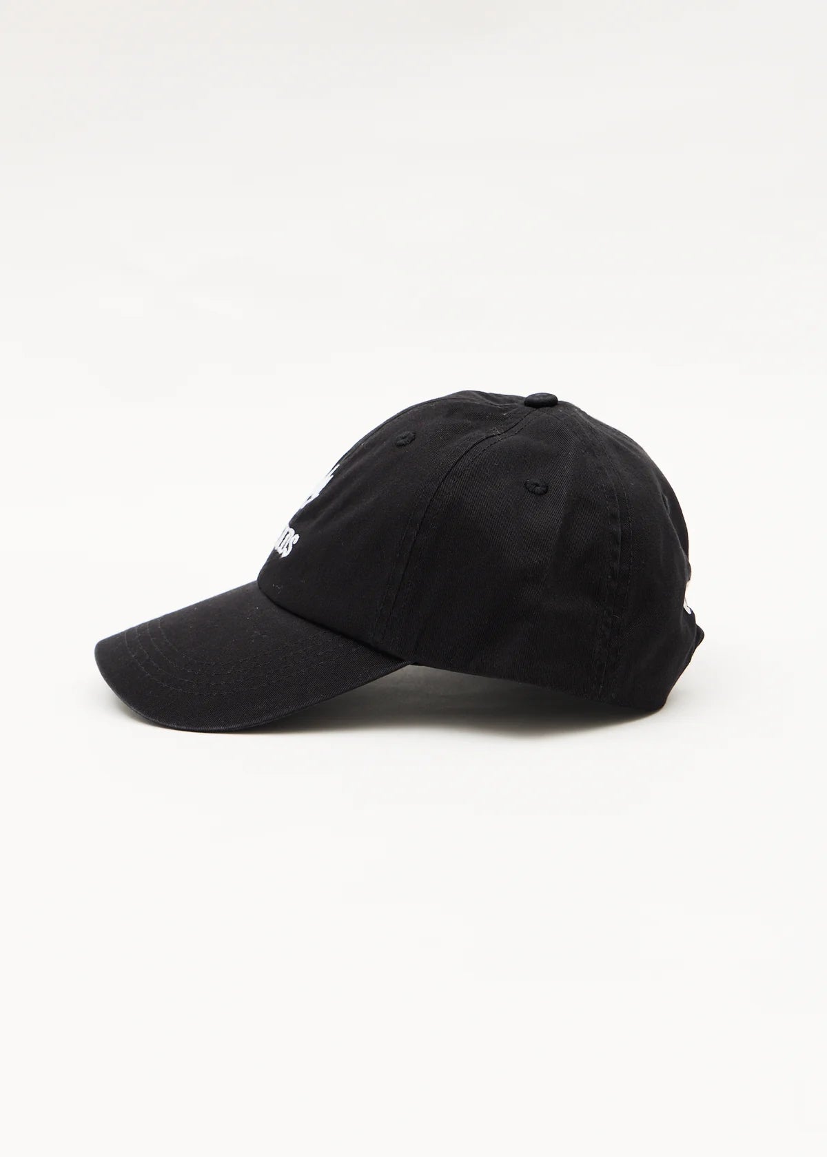 Afends Burnin Recycled Six Panel Cap Stone Black