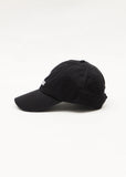 Afends Burnin Recycled Six Panel Cap Stone Black