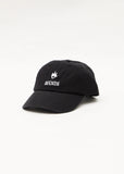 Afends Burnin Recycled Six Panel Cap Stone Black