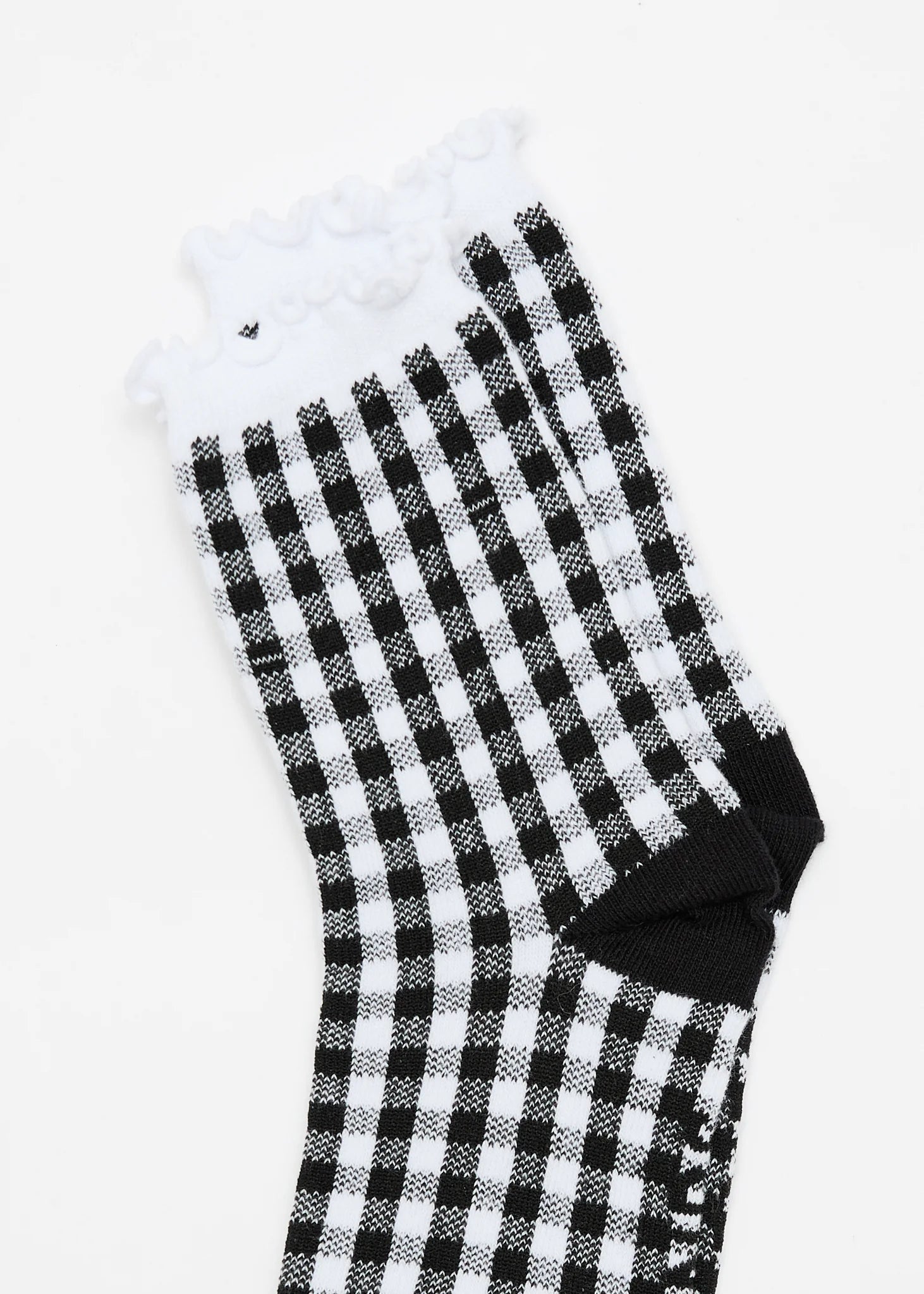 Afends Rowan Recycled Socks Two Pack - Black Check