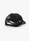 Afends Splash Recycled Six Panel Mesh Cap - Black