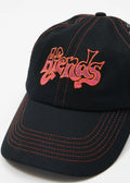 Afends Splash Recycled Six Panel Mesh Cap - Black