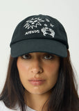 Afends Sunbake Recycled Panelled Cap - Black