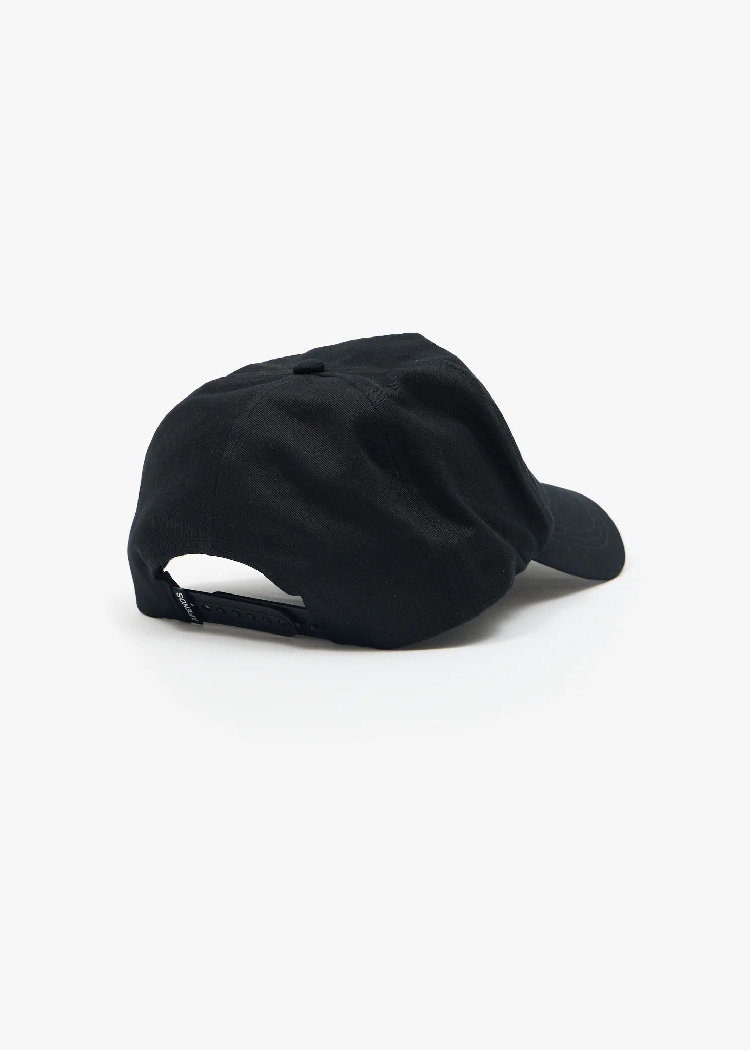 Afends Flame On Recycled Five Panel Cap - Black